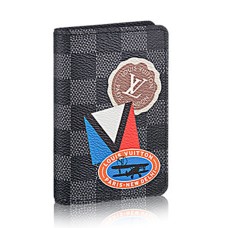 Louis Vuitton Pocket Organizer N64440 Damier Graphite adesivi