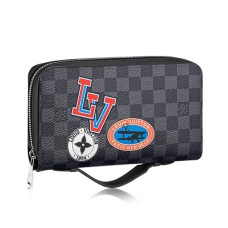Louis Vuitton Zippy Wallet XL N64441 Damier Graphite Canvas