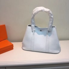 Hermes Garden Party Handbag Small 31cm White