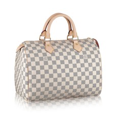 Louis Vuitton N41370 Speedy 30 Tote Bag Damier Azur tela