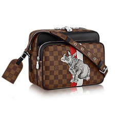 Louis Vuitton N42704 Nile PM Messenger Bag Damier Ebene Canvas