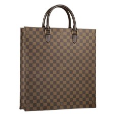 Louis Vuitton N51140 Sac Plat Tote Bag Damier Ebene Canvas