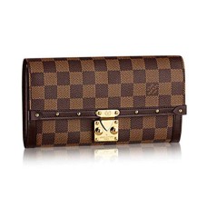 Louis Vuitton N60535 Venezia Portafoglio Damier Ebene Canvas