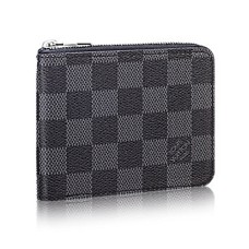 Louis Vuitton N61258 Zippy Compact Portafoglio Damier Graphite Canvas