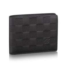 Louis Vuitton N63124 portafoglio multiplo in pelle Damier Infini